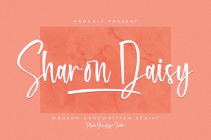 Sharon Daisy Modern Handwritten Script Font Download