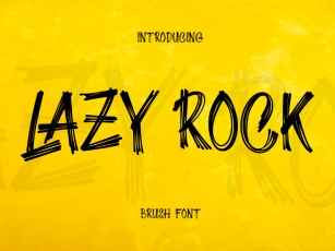 Lazy Rock Font Download