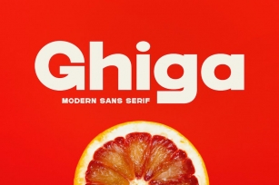 Ghiga - Modern Sans Serif Font Download