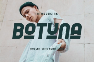 Botuna - Modern Sans Serif Font Font Download