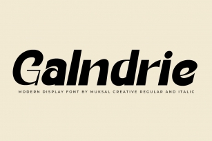 Galndrie Font Download