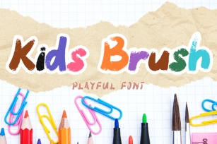 Kids Brush Font Download