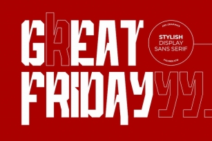 Great Friday - Stylish Sans Serif Font Download
