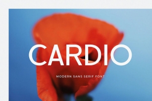 Cardio - Modern Sans Serif Font Font Download