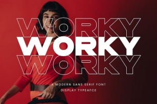 Worky Modern Sans Serif Font Typeface Font Download