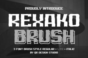 Rexako Brush Font Download