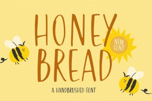 Honey Bread Handwriting Font Font Download
