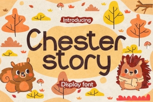 Chester Story - Lovely Display Font Font Download