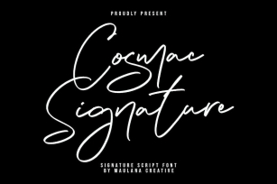 Cosmac Signature Handwritten Script Font Font Download