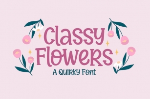 Classy Flowers Font Download