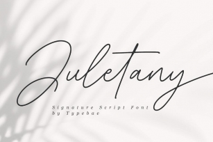 Juletany Signature Script Font Font Download