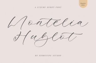 Montelia Hublot A Luxury Script Font Font Download