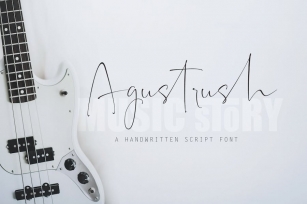 Agustrush Font Download