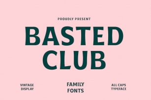Basted Club Vintage Font Font Download