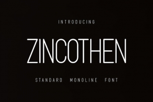 Zincothen font Font Download