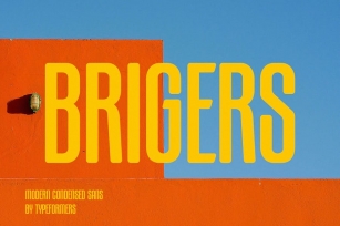 Brigers - Modern Condensed Sans Font Download