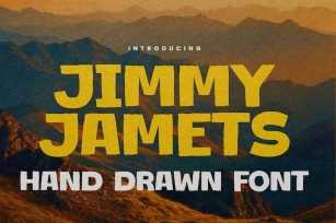 Jimmy Jamets - Hand Drawn Font Font Download