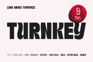Turnkey Condensed Font Family Font Download