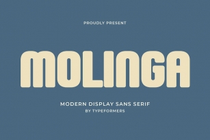 Molinga - Modern Display Sans Serif Font Download