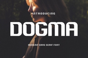 Dogma - Modern Sans Serif Font Font Download