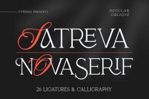 Satreva Nova Serif Font Font Download