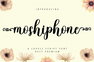 Moshiphone Font Download