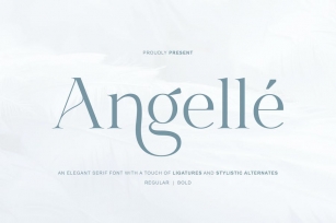 Angelle Serif Font Font Download