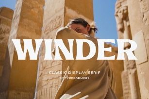 Winder - Classic Display Serif Font Download