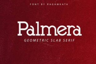 Palmera - Geometric Slab Serif Font Download