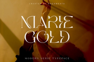 Marie Gold - Modern Serif Font Download