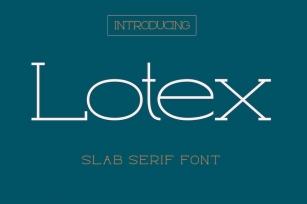Lotex Font Download