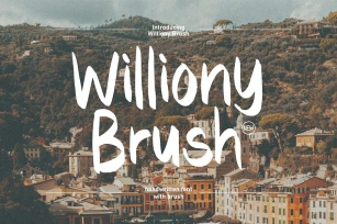 Williony Brush Font Download