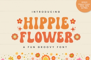Hippie Flower Font Download