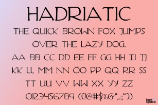Hadriatic Font Download