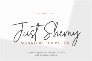 Just Shemy Font Download