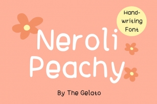 Neroli Peachy Handwritten Summer Font Font Download