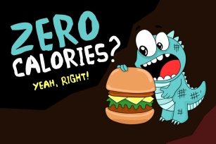 Zero calories Font Download