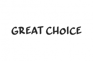 Great Choice Font Download