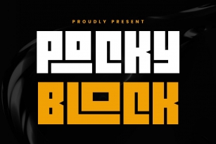 Pocky Block Font Download