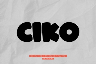 Ciko - Decorative Font Font Download