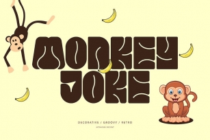 Monkeyjoke - Decorative Font Font Download