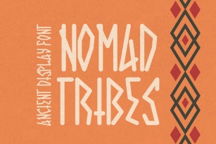 Nomad Tribes - Ancient Display Font Font Download