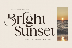Bright Sunset Modern Business Font Font Download