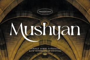 Mushyan - Simple Serif Typeface Font Download