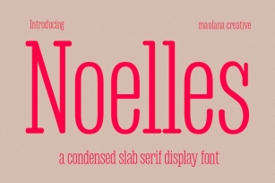 Noelles Condensed Display Font Font Download