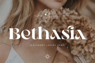 Bethasia - Beauty Elegant Aesthetic Wedding Serif Font Download