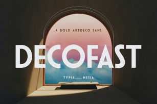 Decofast - Vintage Art Deco Sans Serif Font Font Download