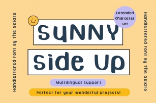 Sunny Side Up Handlettered Marker Font Font Download