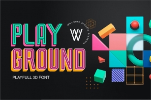 Play Ground 3D fonts Font Download