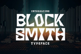 Blocksmith - Construction Font Font Download